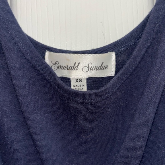 Emerald Sundae Dark Blue Mini Dress - Picture 3 of 3